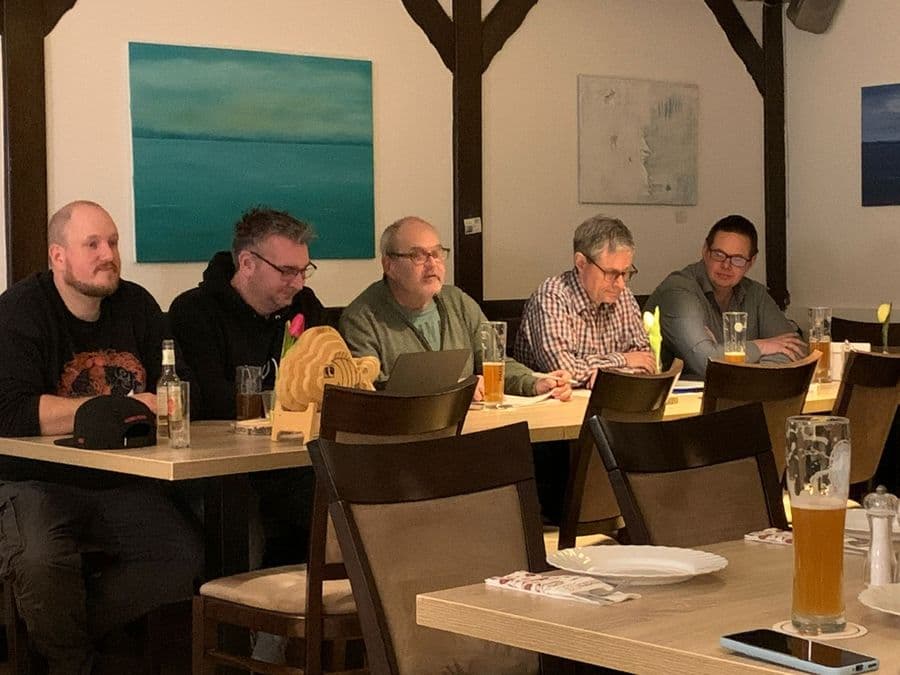Der Vorstand auf der Jahreshauptversammlung 2026